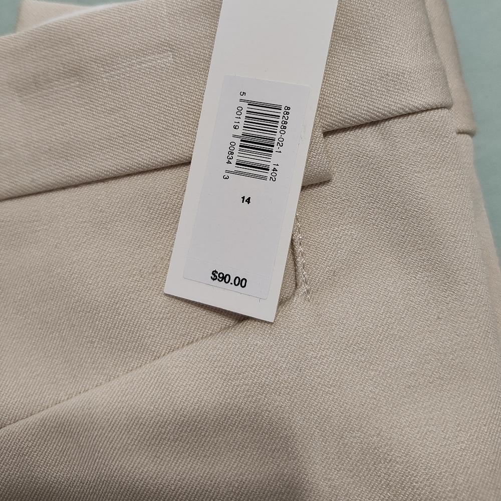Banana Republic Women's Sloan Cream Skinny Pants.